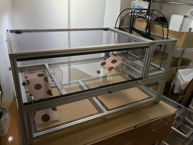 二階建て構造のジリスケージ
